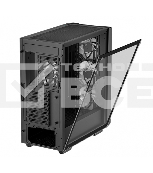 Компьютерный корпус Deepcool CC560 V2 черный без БП ATX 4x120mm 1xUSB2.0 1xUSB3.0 audio bott PSU
