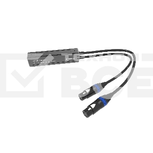 Конвертер Dante Infobit [iTrans DX-T-22] Аналоговый Аудио Энкодер (Tx) с PoE: 1xRJ45(Dante); 2хXLR(F) (2 канала IN). 44.1, 48, 96 kHz (24 bit). ПО Dante Controller (платная лицензия). 125мм[Ш] x 33мм[Г] x 28мм[В]