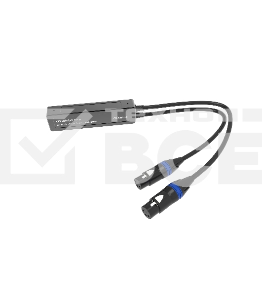 Конвертер Infobit iTrans DX-T-22 аналоговый аудио энкодер (Tx) с PoE: 1xRJ45(Dante); 2хXLR(F) (2 канала IN). 44.1, 48, 96 kHz (24 bit). ПО Dante Controller (платная лицензия)