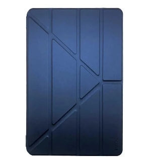 Чехол Deppa для Samsung Galaxy Tab S7+ Lite Wallet Onzo искусственная кожа синий (84094)