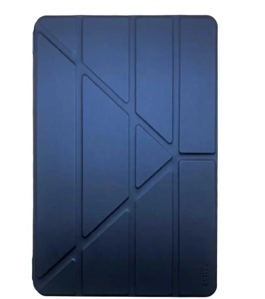 Чехол Deppa для Samsung Galaxy Tab S7+ Lite Wallet Onzo искусственная кожа синий (84094)