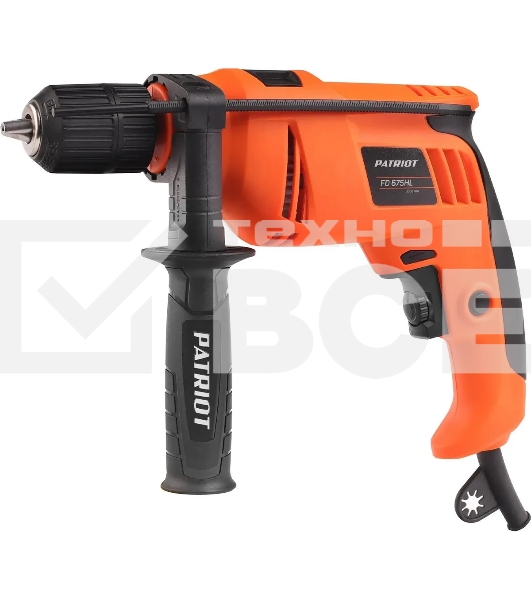 Дрель ударная Patriot FD 675HL 675Вт патрон:быстрозажимной реверс (120301676)