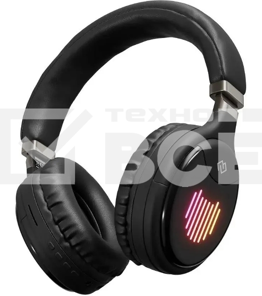 Гарнитура накладные Digma BT-16 черный беспроводные bluetooth оголовье