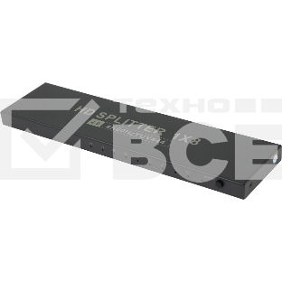 Сплиттер аудио-видео Premier 5-872-8V2 HDMI (f)/8xHDMI (f) черный