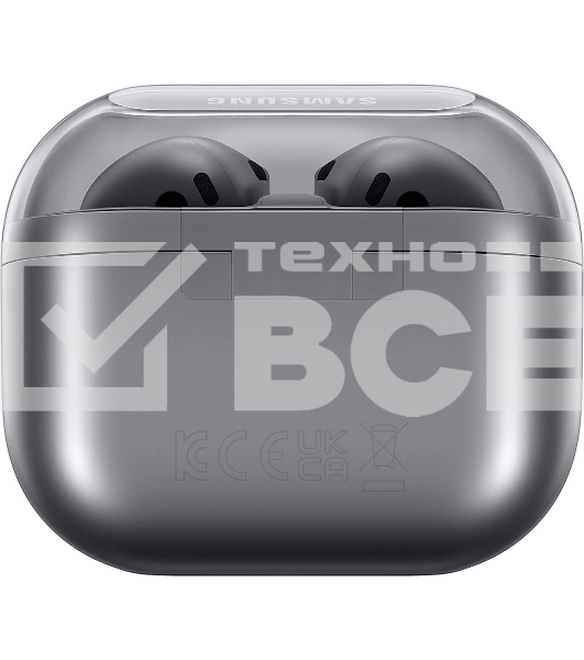 Гарнитура вкладыши Samsung Galaxy Buds 3 серебристый беспроводные bluetooth в ушной раковине