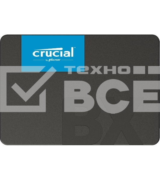 Накопитель SSD Crucial BX500, 4Tb, SATA III, 2.5