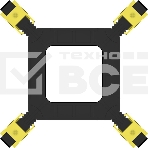 Устройство охлаждения (кулер) PcCooler R95S-I Soc-1200/1700/1851 4-pin 31.1dB Al 95W 360gr Ret (R95S-XXNIXX-CL), фото2