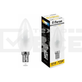 Лампа светодиодная FERON LB-713 (38005) 11W 230V E14 2700K матовая