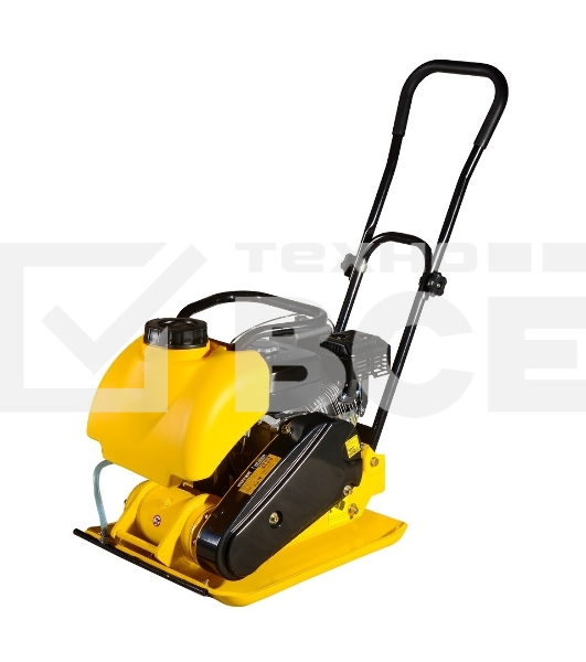 Виброплита бензиновая Huter VP-35W 4870 Вт 6.5 л.с., 25 кН, подошва 580х500 мм, 1050 м2/ч, 105 дБ