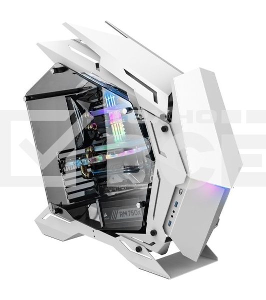 Корпус без блока питания JONSBO MOD-3, Full-Tower, TG, no fans, 2xUSB-A 3.0, EATX, ATX, mATX, mITX White
