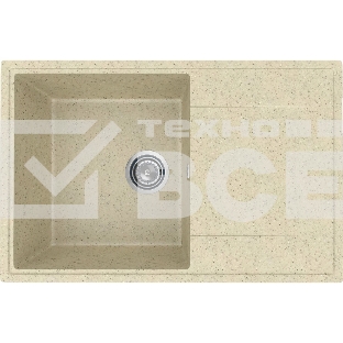 Кухонная мойка Practik PR-M 735-002 слоновая кость