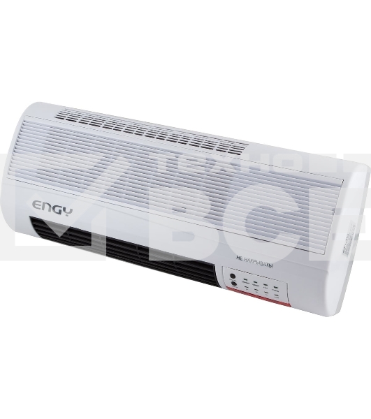 Тепловентилятор Engy N-07 (настенный керамич.) Мощность: 1000/2000 Вт. Настенный. ПДУ и ручное управление. Таймер на 7,5 часов. 3 режима работы. Длина сетевого шнура 1,6м.