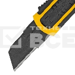 Нож Denzel 25 мм, сменное лезвие, SK4, корпус из ABS + TPR, торцевой зажим, фото9