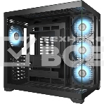 Корпус без блока питания PCCooler C3T700 BK, Midi-Tower, TG, no fans, 1xUSB-A 3.0 + 1xUSB-A 2.0 + 1xUSB-C, ATX, mATX, mITX черный, фото11