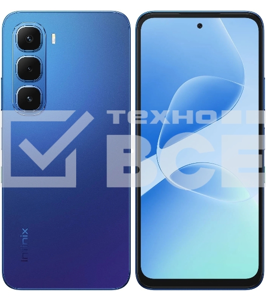 Смартфон Infinix HOT 60i 4/128Gb, синий