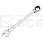 Ключ комбинированный Denzel, с трещеткой, 27 мм, фото 1