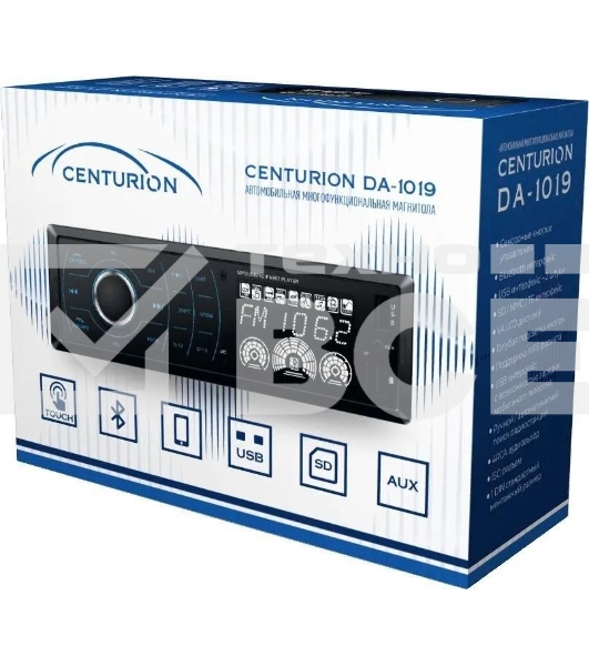 Автомагнитола Centurion DA-1019 1DIN 4x50Вт