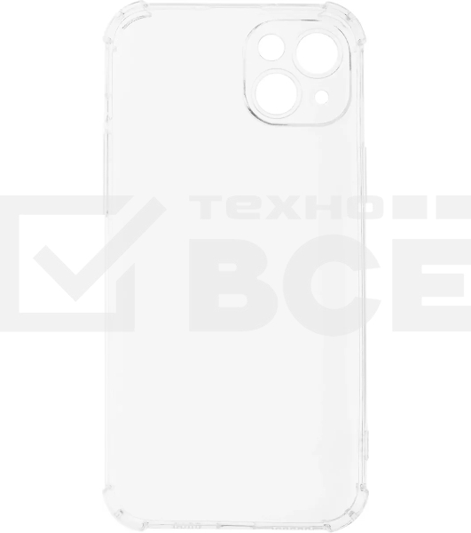 Чехол (клип-кейс) BoraSCO для Apple iPhone 15 Plus прозрачный