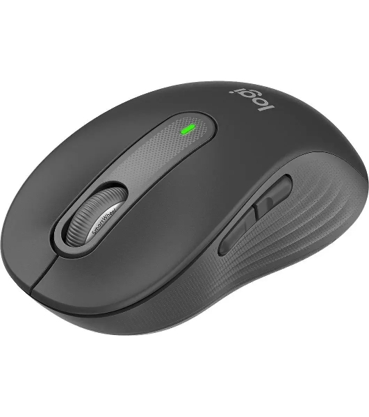 Мышь беспроводная Logitech Signature M650 графитовый, 4000 dpi, радиоканал, Bluetooth, USB, кнопки - 5