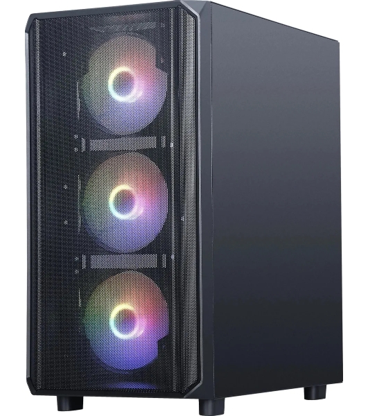 Компьютерный корпус Accord 3602 черный без БП ATX 2xUSB3.0 1xUSB3.1 audio bott PSU