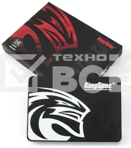 Накопитель SSD KingSpec P4-120, 120GB, SATA III, 2.5