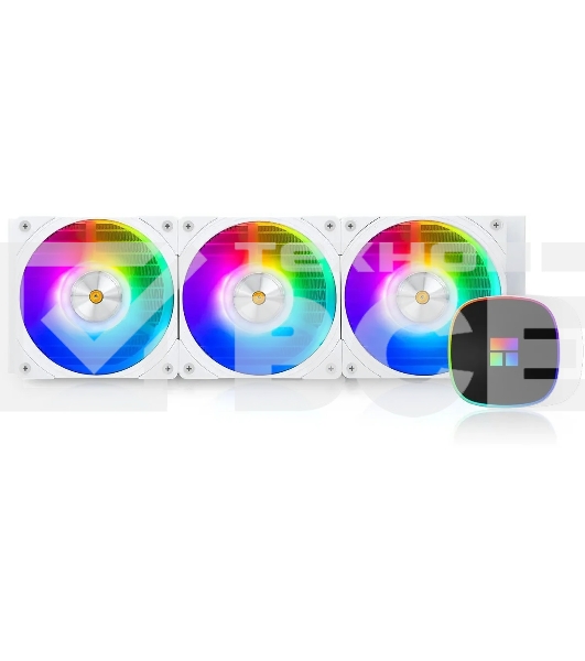 Система водяного охлаждения Thermalright Frozen Horizon 360 ARGB Soc-AM5/AM4/1151/1200/2066/1700 белый 4-pin 28.1dB Al Ret (F-HORIZON-360-WH)