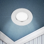 Встраиваемый светильник алюминиевый ЭРА KL107 WH/SL MR16 GU5.3 белый серебро, фото2