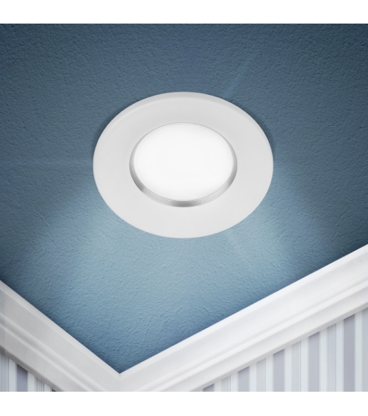 Встраиваемый светильник алюминиевый ЭРА KL107 WH/SL MR16 GU5.3 белый серебро