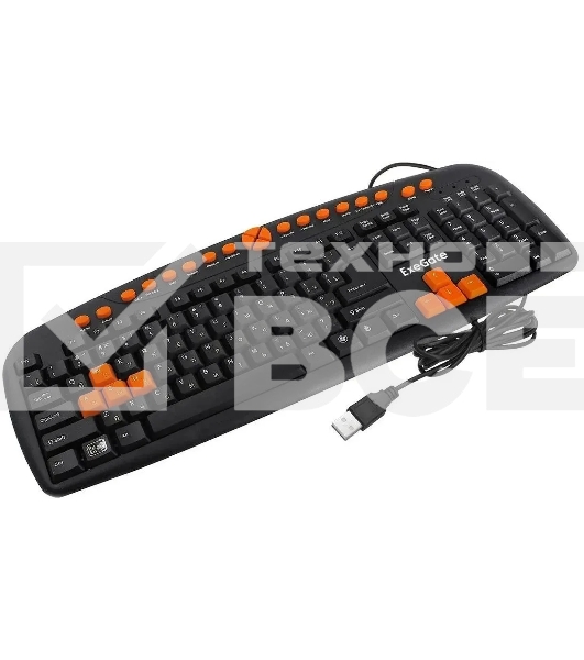 Клавиатура ExeGate LY-504M (EX280435RUS) проводная, USB, черный