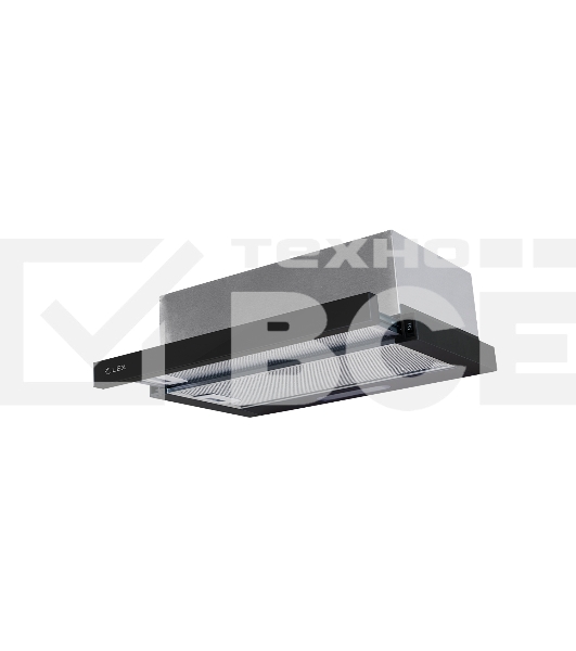Вытяжка телескопическая LEX HONVER G 500 BLACK управление кнопочное