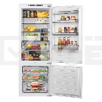 Встраиваемый холодильник Maunfeld MBF193NFW1GR Inverter белый двухкамерный 257/84 л морозилка снизу, No Frost, фото7