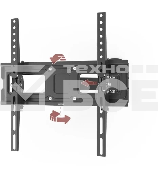 Кронштейн для телевизора Hama 00220832 черный 32'-65' макс.30кг настенный поворотно-выдвижной и наклонный
