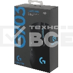 Мышь игровая Logitech G703 Lightspeed черная, сенсор 100-25600dpi (Hero25K), беспроводная 2.4GHz + USB 1,8м, 5 программируемых кнопок + колесо прокрутки, RGB-подсветка, под правую руку, фото2