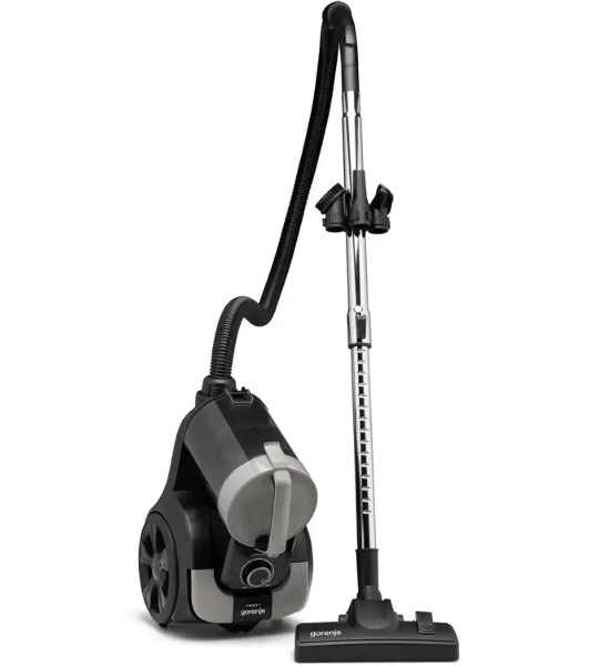 Пылесос Gorenje VC2001TABKG черный, 220/2200 Вт, уборка сухая, пылесборник контейнер 3,3 л