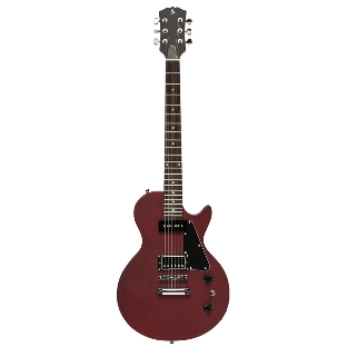 Электрогитара STAGG SEL-HB90 CHERRY 6-ти струнная, корпус массив красного дерева, гриф красное дерево, накладка палисандр, 22 лада, звукосниматели 1х P90, 1х хамбакер, регуляторы 1x громкости, 1x тона, 3-х поз. переключатель, цвет Cherry