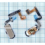 Кнопка HOME в сборе с механизмом и шлейфом для Samsung A320, золотая, фото 1