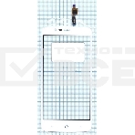 Сенсорное стекло (тачскрин) для ZTE Blade A310, белое, фото 1