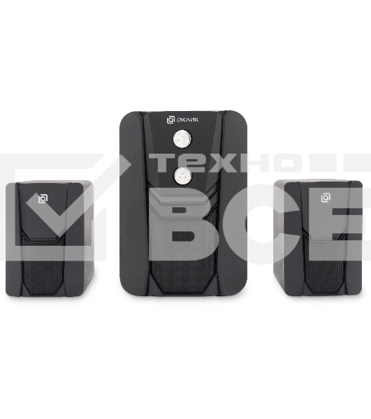 Акустическая система Оклик OK-423 2.1 черный 11Вт