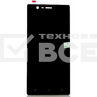 Дисплей для Nokia 3, черный