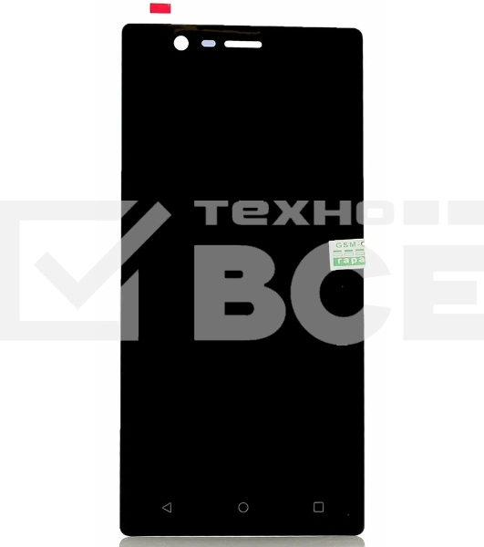 Дисплей для Nokia 3, черный