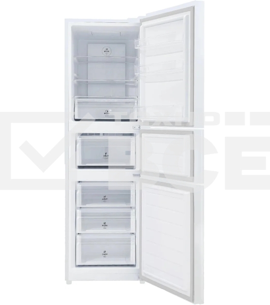 Холодильник Hyundai CM30073F белый трехкамерный 137/81 л морозилка снизу, No Frost, Side by Side