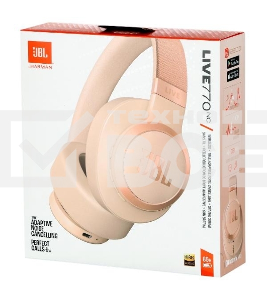 Наушники JBL LIVE 770 NC бежевый