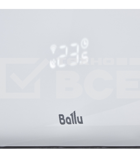 Блок внутренний сплит-системы Ballu iGreen Pro DC BSAGI/in-07HN8 инвертор, 7800 BTU, 23 м², 22.5 дБ, охлаждение, обогрев, осушение, белый