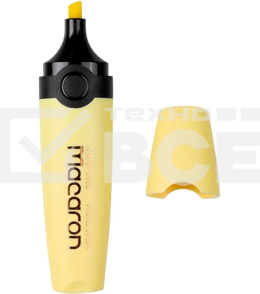 Набор текстовыделителей Deli EU356-MT Macaron, скошенный пишущий наконечник, 4 цвета,