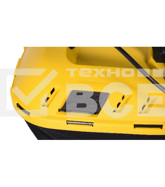 Газонокосилка электрическая CHAMPION EM3815 { 1,6 кВт пласт+ткань травосб. 45л  шир.380мм выс.20-70мм, 11,5кг }
