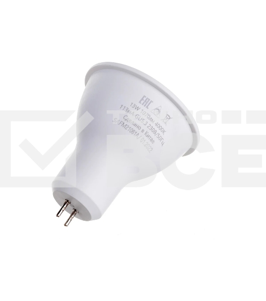 Лампа светодиодная SAFFIT SBMR1613 (55219) 13 вт 230в GU5.3 белый