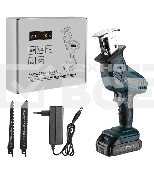 Сабельная пила Zitrek ZKRS20 PRO аккум. 1500ход/мин (085-1315)