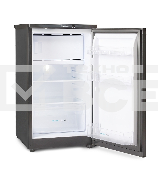Холодильник Бирюса W408 графит однокамерный 88/27л морозилка сверху