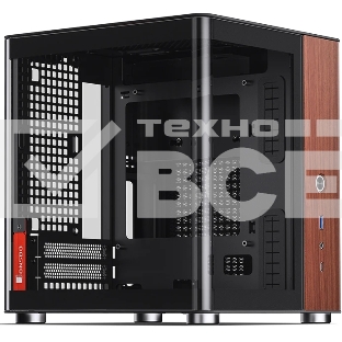 Компьютерный корпус JONSBO TK-0 Black ITX без БП, mini-ITX, micro-ATX, ATX, черный