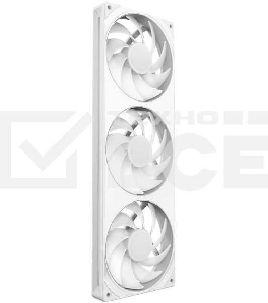 Вентилятор для корпуса Case Cooler NZXT F360 RGb Core (120x120x25мм, 4-pin PWM, RGb, 75.12CFM, 30dBA, 2400RPM, белый, Single-Frame RGb Fan Unit)